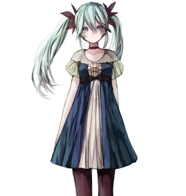 唯美动漫壁纸:来自二次元的公主殿下,灵动可爱的初音未来!