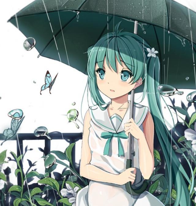 唯美动漫壁纸:来自二次元的公主殿下,灵动可爱的初音未来!