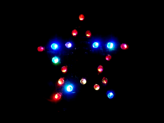 闪烁的led灯(发光二极管)