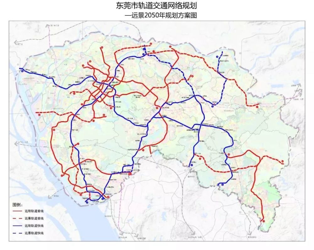 未来东莞还将建设 一大波地铁线路 看看有经过你那的吗? 未来可期!