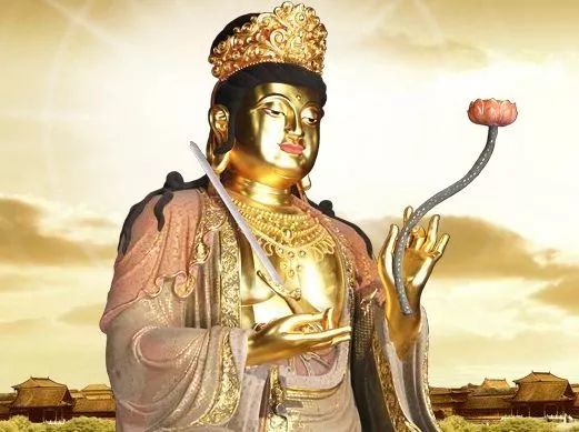 《文殊菩萨赞》顶礼文殊菩萨,得智慧吉祥!