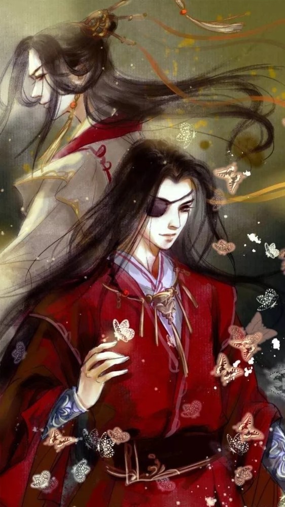 有种动漫叫"天官赐福,百无禁忌"谢怜与花城手中的红线