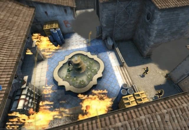csgo:炼狱小镇b区进攻道具,别再耿直的干拉了!