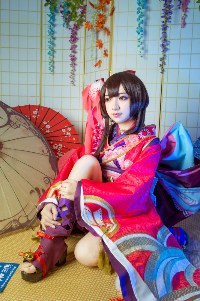 cos:阴阳师神乐,想知道她的伞有什么秘密嘛