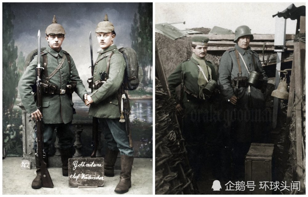 第一次世界大战中的德军是什么样?单兵手榴弹个头真大