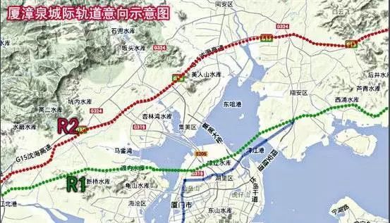 城际铁路r1线,其功能定位主要是串联厦漳泉都市核心区,快速衔接翔安