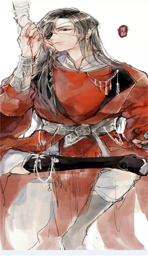 祸世鬼王白无相,半面微笑半面悲"天官赐福"高清古风动漫