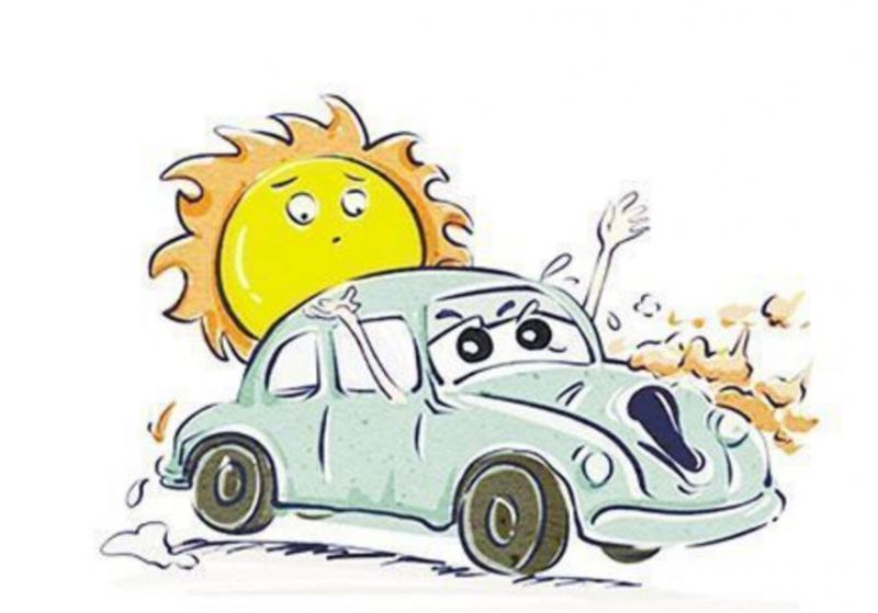 如果车辆暴晒在太阳下对汽车有什么损害?