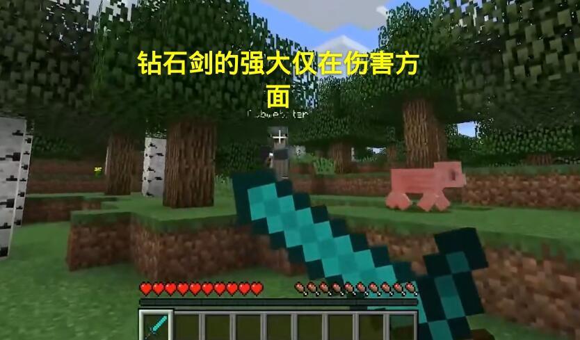 mc:武器全面评测,钻石仅代表伤害,木剑和铁剑却有这两大优势