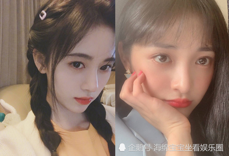 鞠婧祎和周洁琼有多像?看清两人的自拍,确定不是双胞胎?