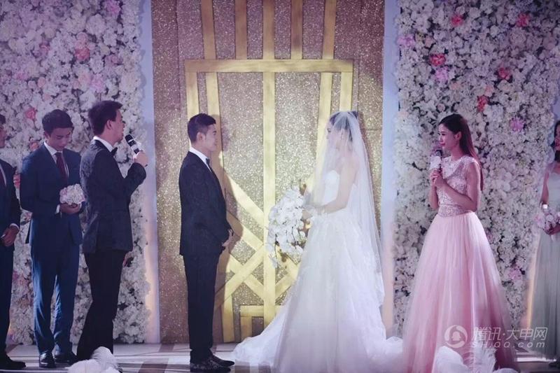 佟晨洁魏巍昨日补办婚礼 大申独家专访