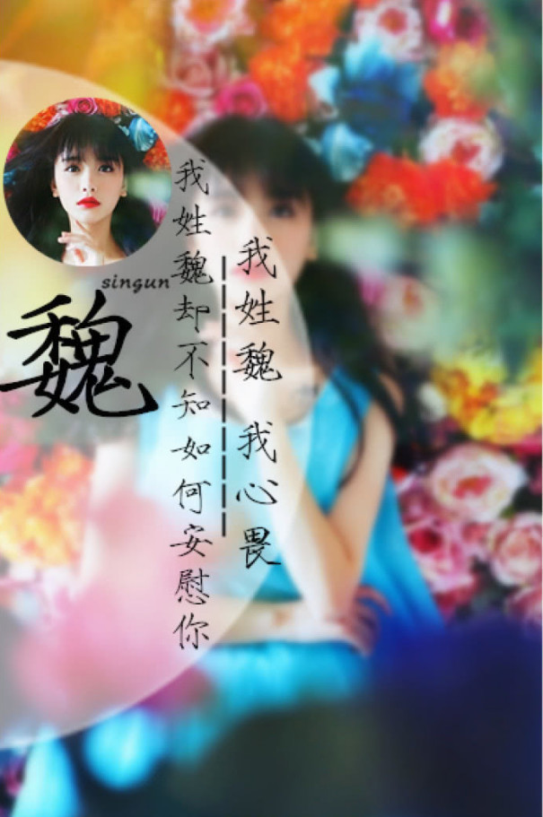 "唯美·姓氏"壁纸:我姓白,愿为你在飘雪的冬季穿上婚纱!