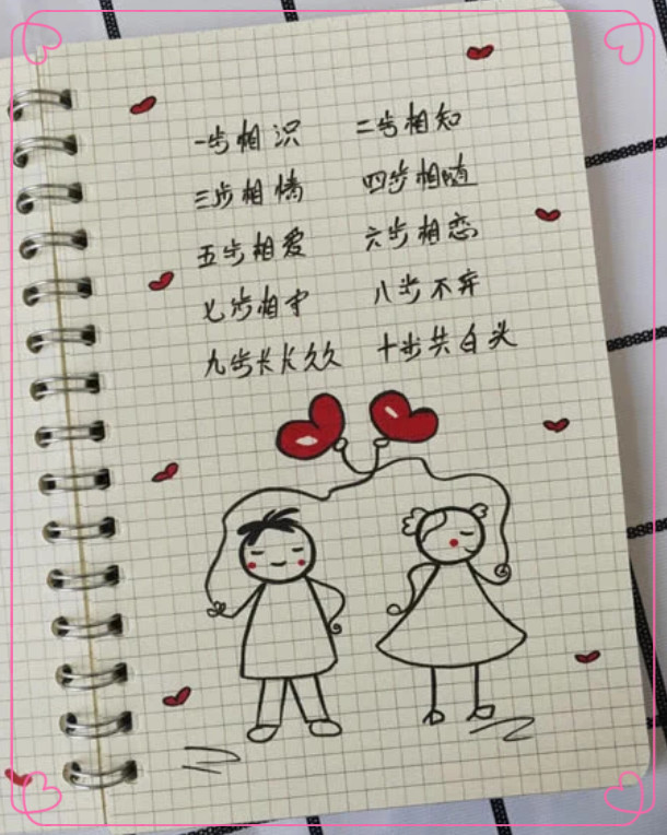 最近流行"简笔画告白":放个"屁",都是爱你的形状!