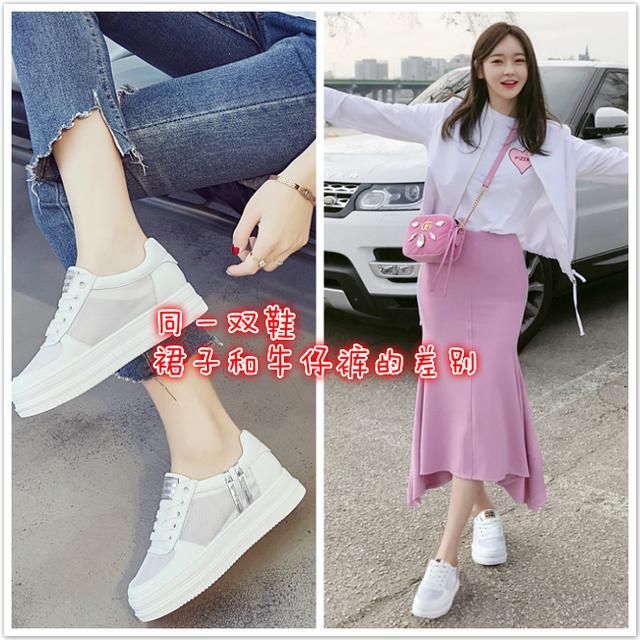 女人长得再漂亮,穿牛仔裤也别搭这4种鞋,显矮显腿粗