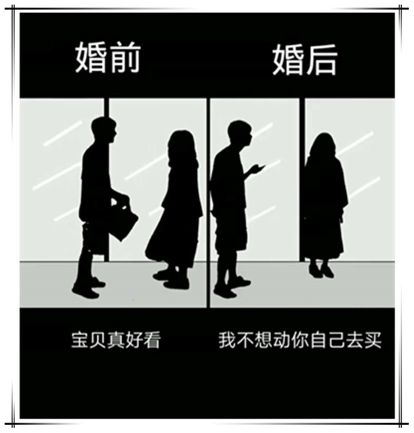 婚姻是爱情坟墓?结婚前vs结婚后,内容过于真实,网友:恐慌了