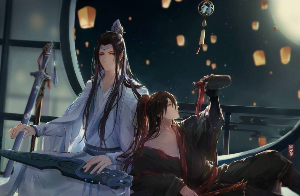 魔道祖师壁纸:人间欠我一颗糖,我却只有砒霜付以人间