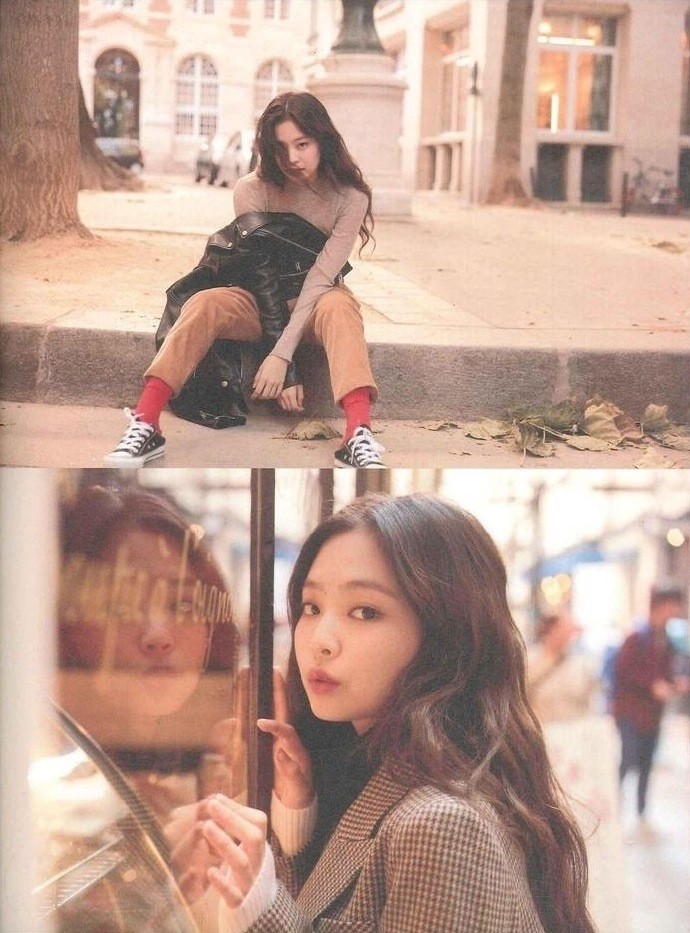 jennie横屏壁纸可爱,jennie壁纸横屏 blackpink jennie高清壁纸,蹲在大马路率性洒脱