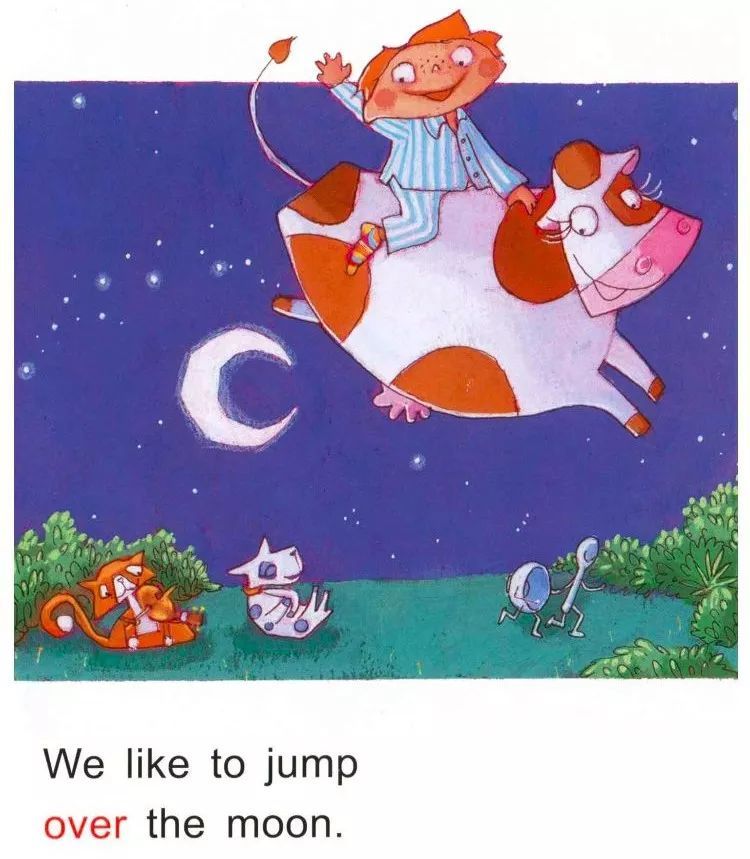 奶牛跳过月亮《the cow jumped over the moon》