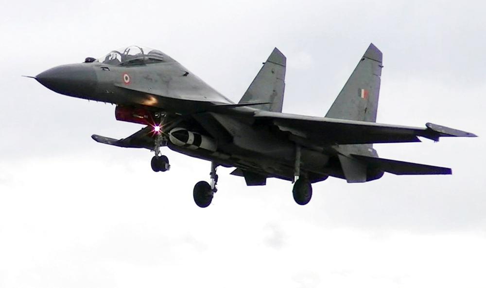 苏-30mki挂载空射型"布拉莫斯"资料图.
