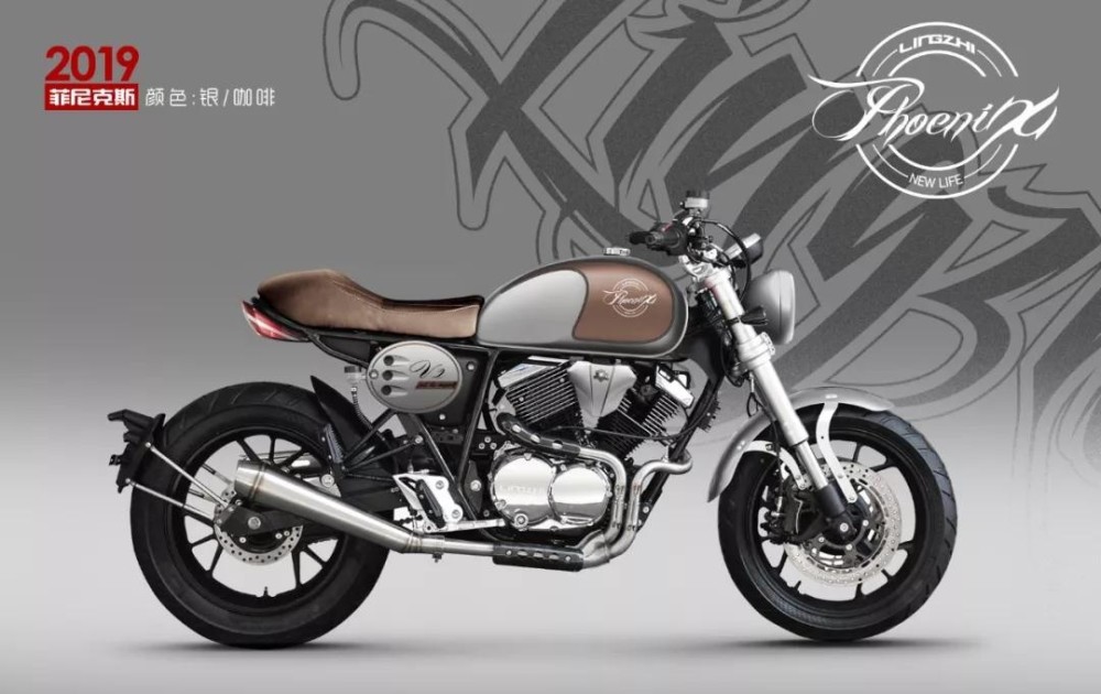 又一款国产v2双缸,caferacer风格,平价复古摩托曝光