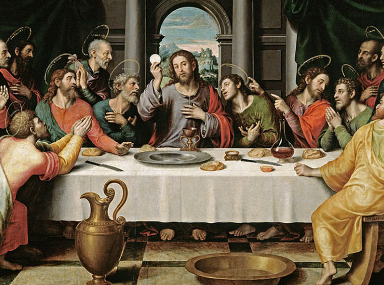 老外恶搞世界名画《最后的晚餐》耶稣和十二门徒一起吃中餐