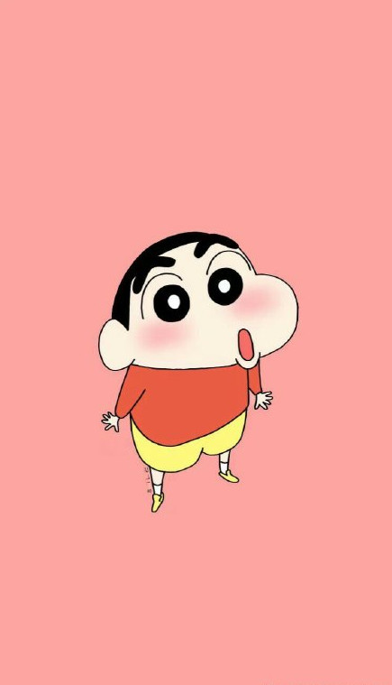 蜡笔小新壁纸:"原来你叫小新啊,这名字真好听."