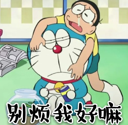 哆啦a梦日常聊天表情包:老婆,我错了!