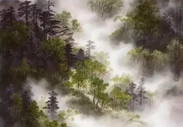 这雾色山水,满满的仙气缭绕!