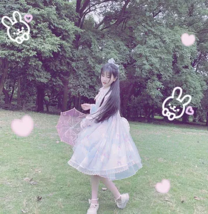 杨清柠最近大变样,穿洛丽塔撞脸鞠婧祎,要成仙了!