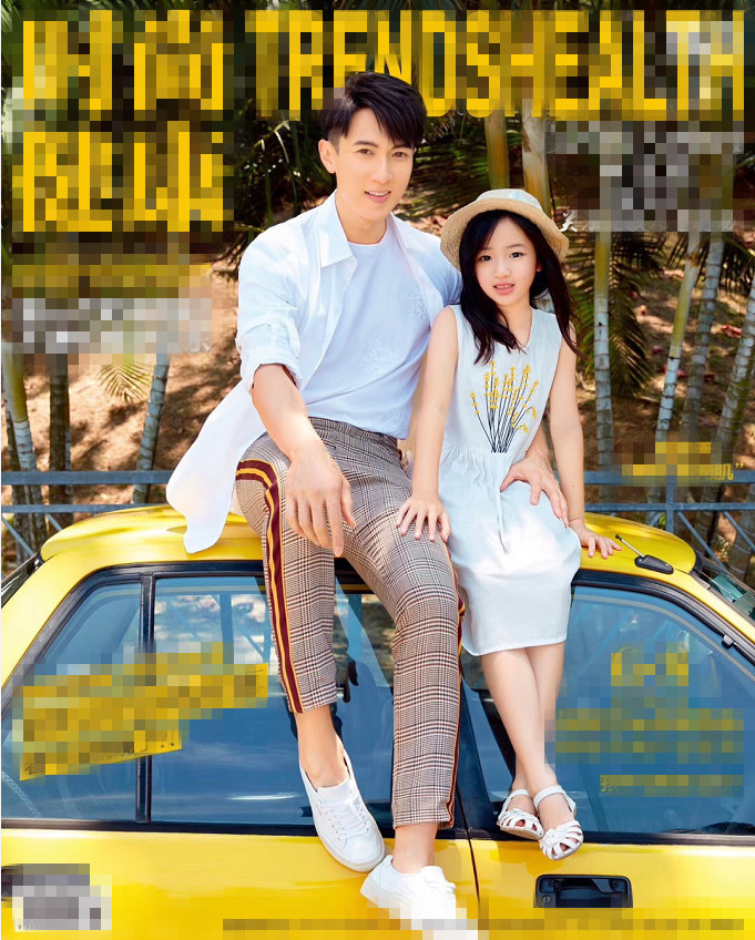 吴尊携女儿首登杂志封面超养眼,9岁neinei越来越像妈妈