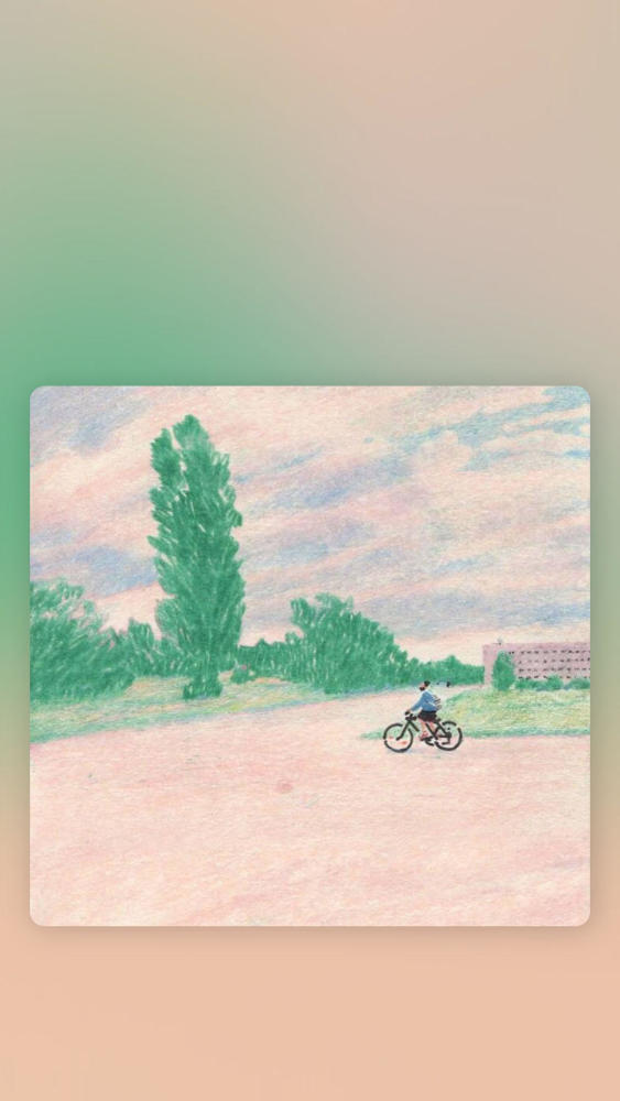 浅色插画图片高清手机壁纸,简单颜色仿佛就舒缓了一天