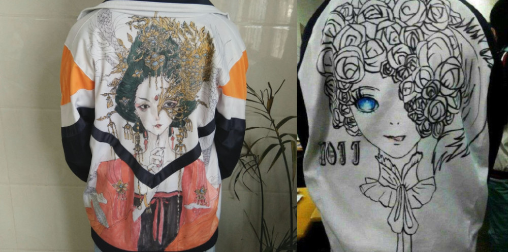 校服涂鸦谁最强?猛虎神龙不算啥,看到图四:班主任都想