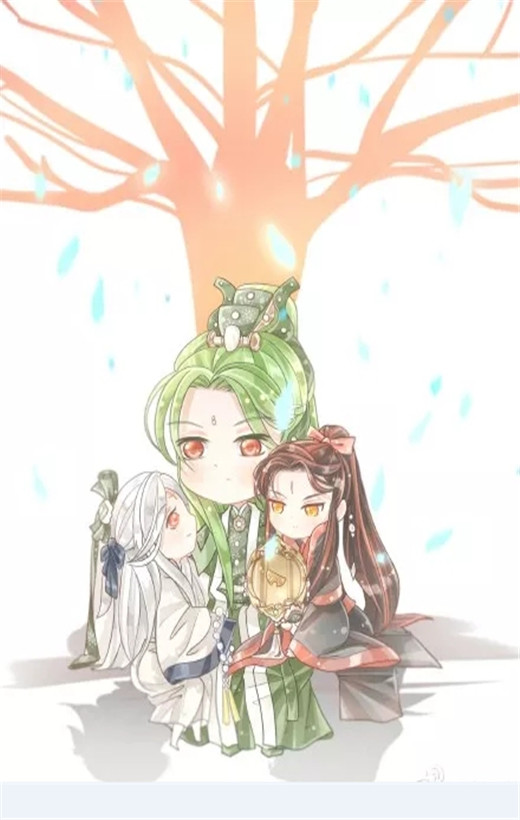 "人渣反自救系统"动漫,师尊沈清秋换装,一袭白衣仙风道骨