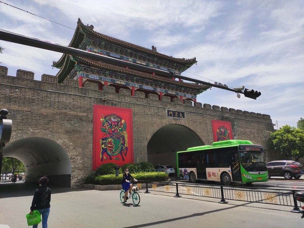 河南,大梁门,开封,奇观,城墙,清明上河园