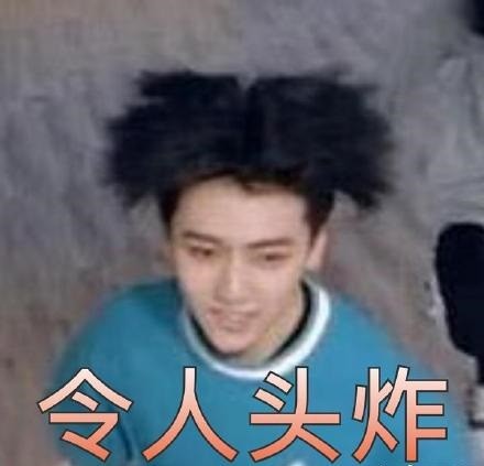 《创造营》表情包:我是一个头发"炸"开,且没有感情的焉栩嘉