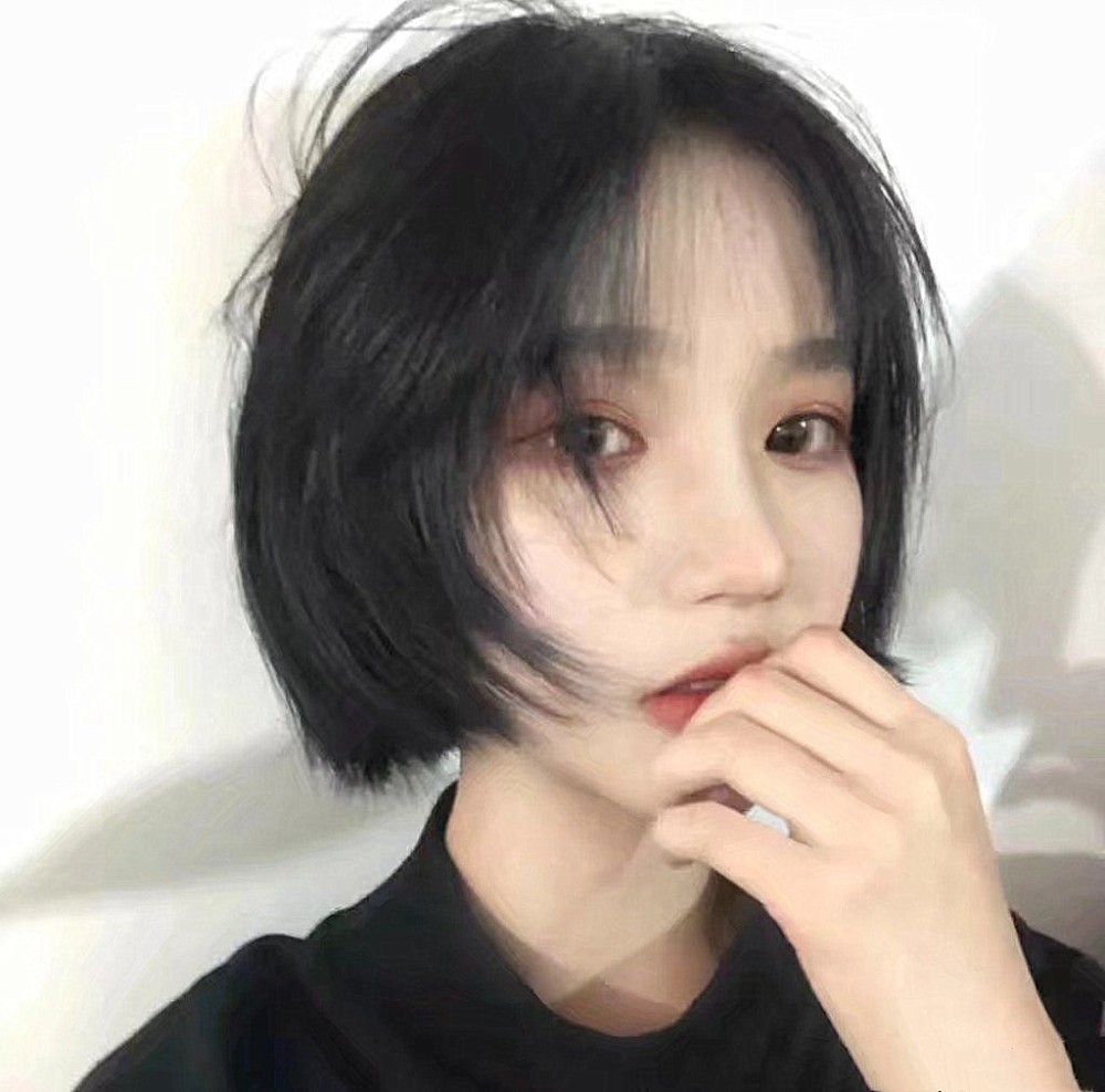 短发,女生,00后,学生党,发型