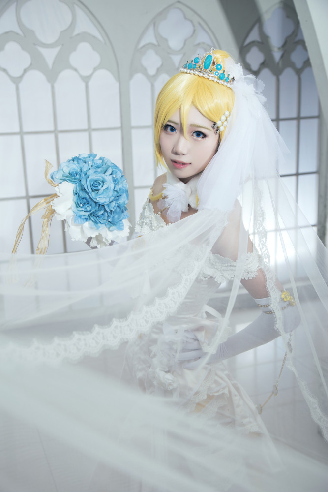 婚纱觉醒cosplay小姐姐绚濑绘里,第四辑