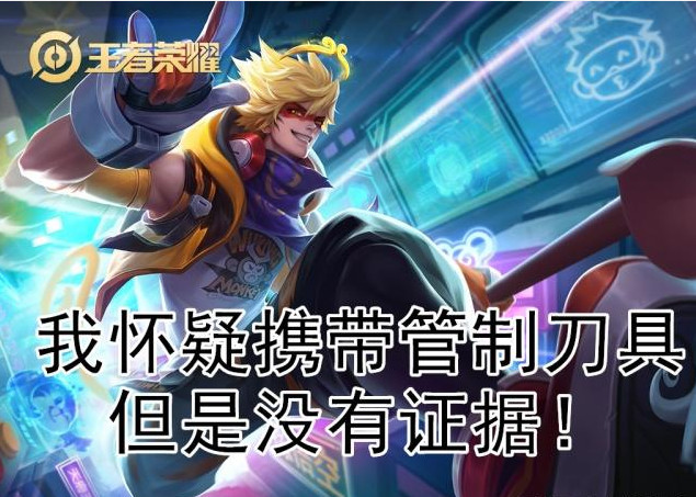 王者荣耀:我怀疑你带管制刀具,我怀疑你在开车,但是都