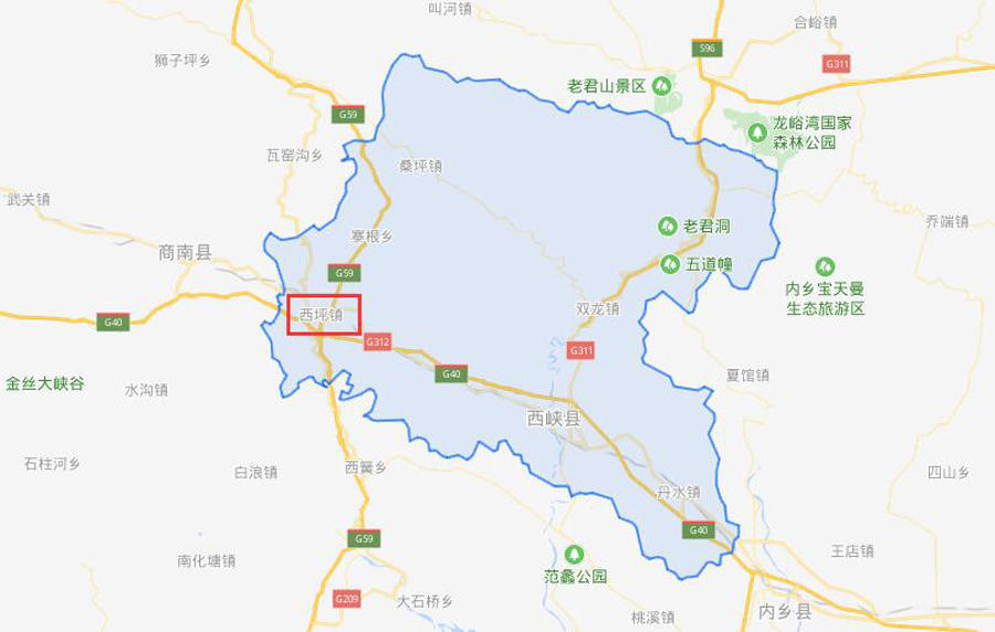 河南南阳西峡县最大的镇,两条高速公路交汇,还有一个火车站