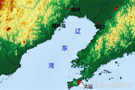 地理上我国的五大海湾,三个在渤海,最大的是北部湾