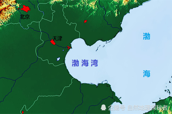 地理上我国的五大海湾,三个在渤海,最大的是北部湾