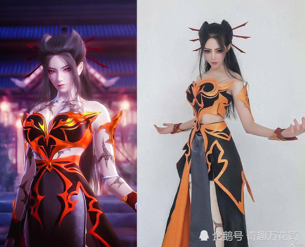 真人版焰灵姬竟是00后?看到半张脸的对比图不得不服!