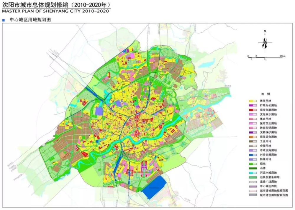 2019年沈阳各区纷纷发布了新版的城市中心区规划和最新的城市中心区