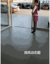 搞笑动图来自牌坊的嘲讽