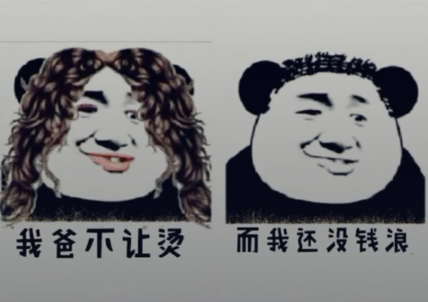 最潮"熊猫"表情包,迷之笑容,网友:拿我九齿钉为秀儿梳头!