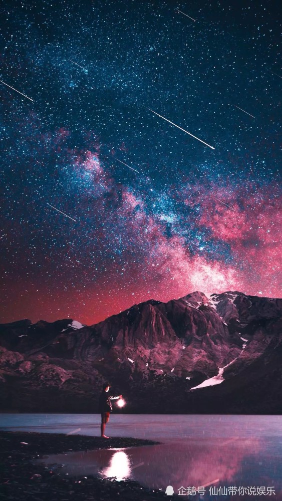 空灵·缥缈星空壁纸:看天上的星星,没错,那是我打排位