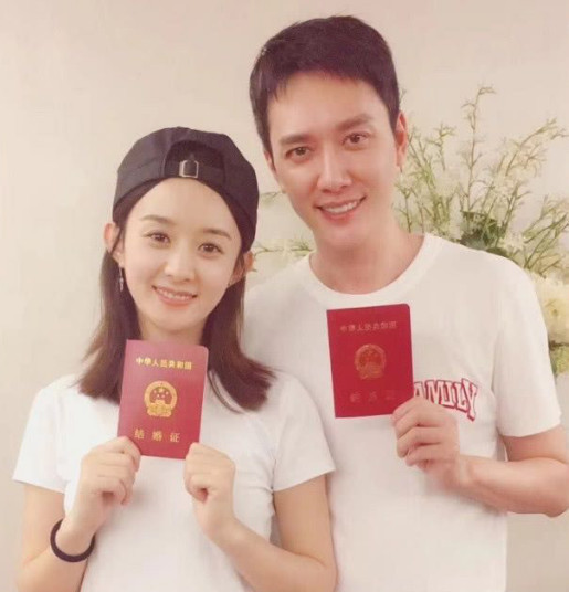 网曝赵丽颖现身是补拍婚纱照,与冯绍峰将在宝
