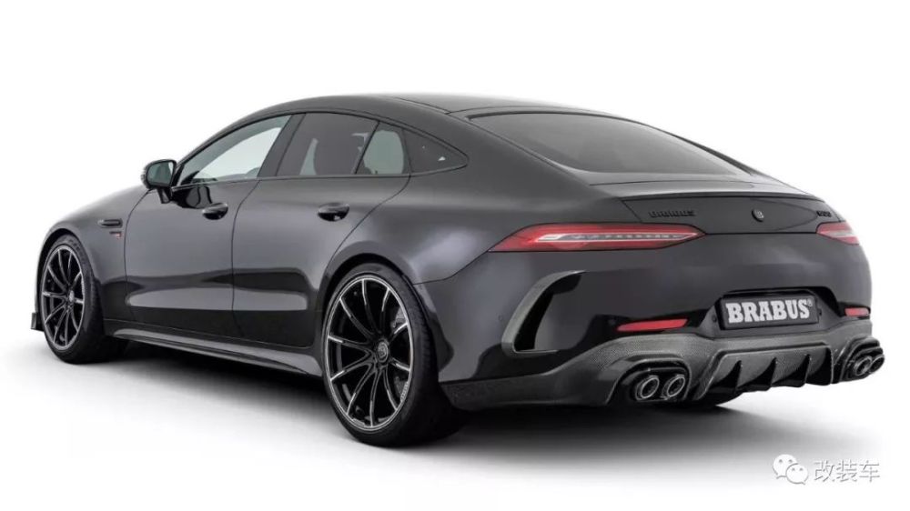 黑武士姿态的梅赛德斯amg gt63s,改到800匹超跑都怕