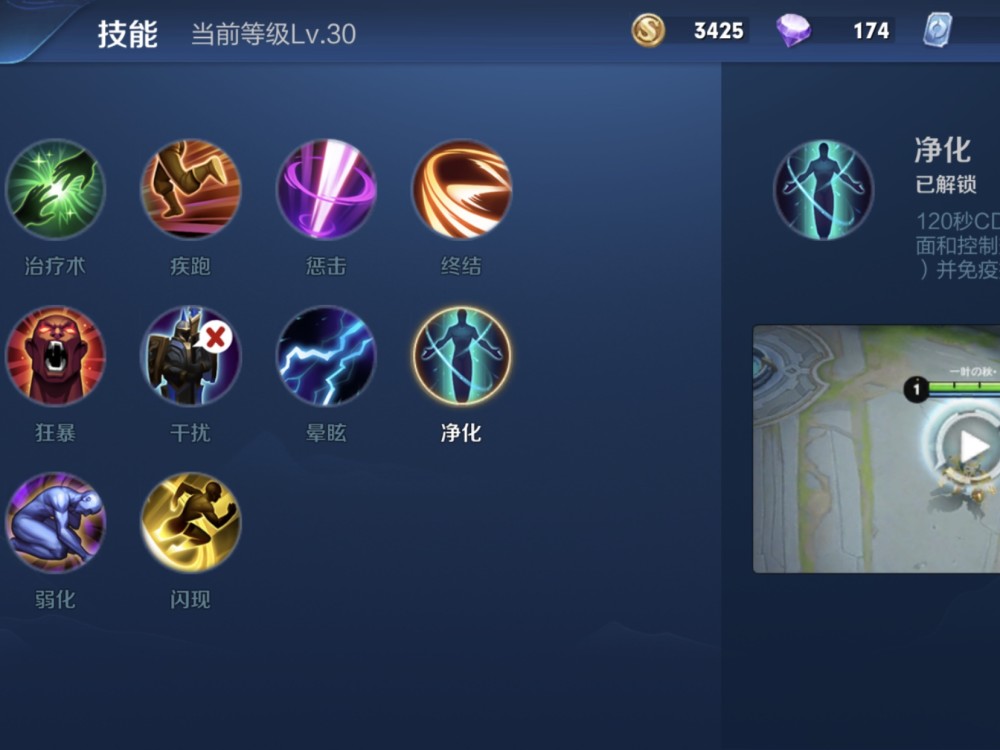 净化技能可以让东皇和张良无法自动选中,但是可以滑动