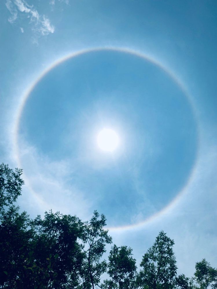 日晕,光圈,昆明,云南,太阳
